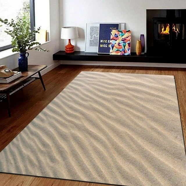 Desert Sand Carpet for Living Room Bedroom Large Area Printed Rugs Home