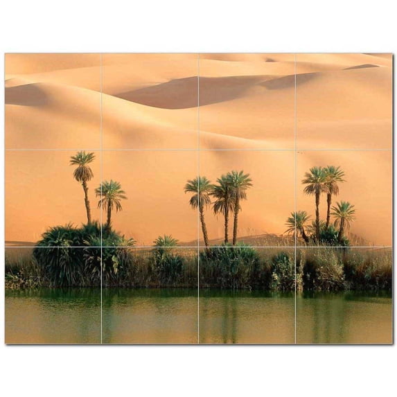 Desert Scene Ceramic Tile Mural Kitchen Backsplash Bathroom Shower 404669-L43