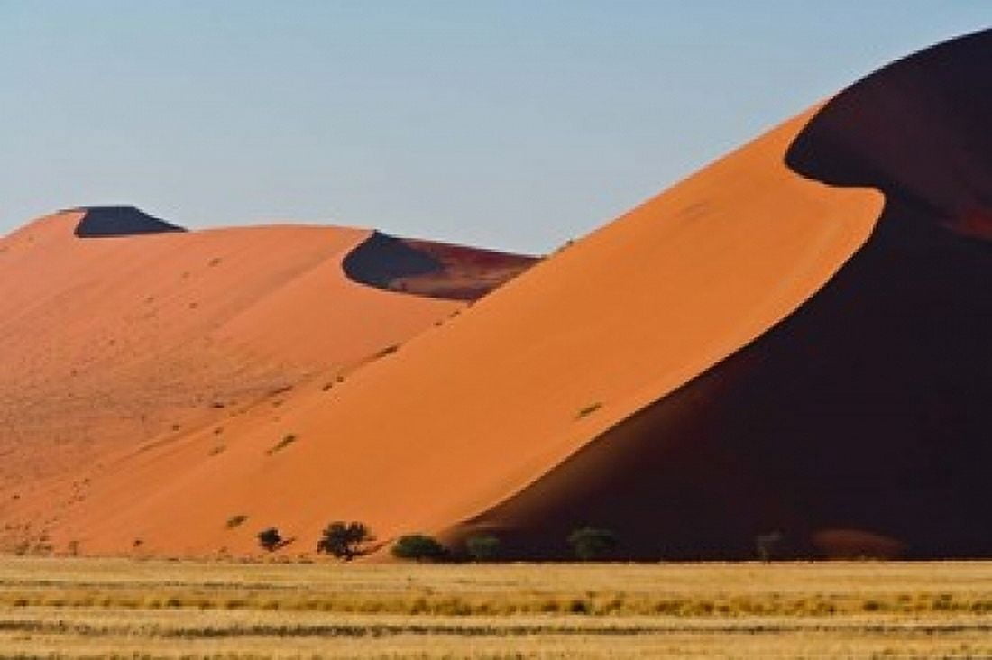 Desert Sossusvlei Namib-Nauklift NP Namibia Canvas Art - Ralph H Bendjebar DanitaDelimont (17 x 11)