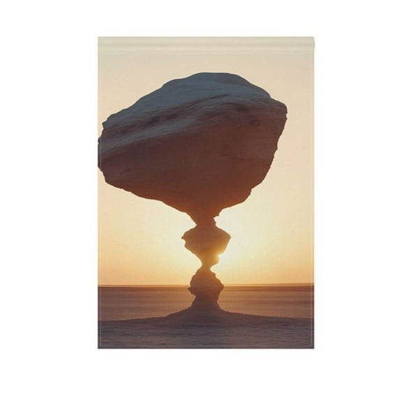 Desert Stone Landscape Garden Flag 12X18 Double Sided Yard Flags for Outside Outdoor All Seasonal Decoration