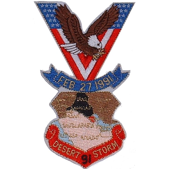 Eagle Emblems PM7891 Patch - Veteran Victory Eagle - 5.5 in.