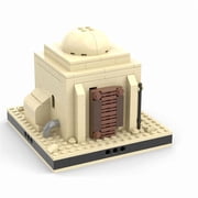 Desert Style Dome Building Blocks Set, DIY Assemble Architectural Brick Model, Desktop Display Collectible Ornament
