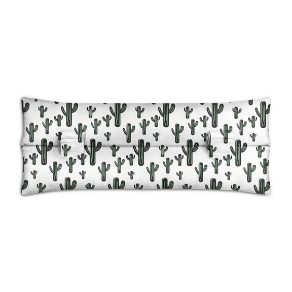 Desert Style Seat Belt Cushion for Heart Surgery Earthy Cactus & Succulent Art, Comfortable Post-Op Recovery Pillow