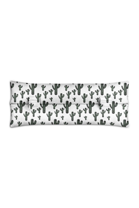 Desert Style Seat Belt Cushion for Heart Surgery Earthy Cactus & Succulent Art, Comfortable Post-Op Recovery Pillow
