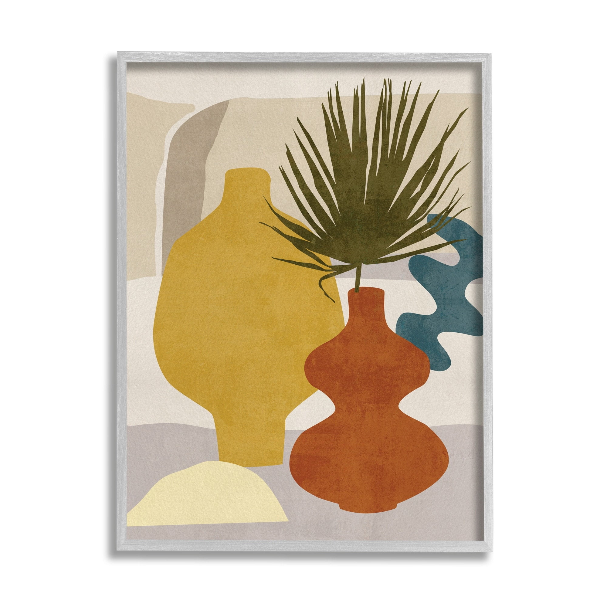 Stupell Industries Desert Summer Abstract Vases Yellow Orange Brown,11 x 14,Designed by Melissa Wang
