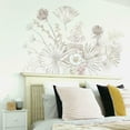 thumbnail image 1 of Desert Sun Palm Leaf and Floral Peel and Stick Giant Wall Decals, 1 of 6
