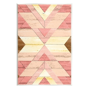 Desert Sunset Pink Shapes Abstract Graphic Art Unframed Art Print Wall Art