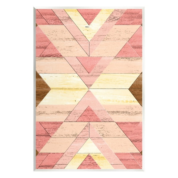 Desert Sunset Pink Shapes Abstract Graphic Art Unframed Art Print Wall Art