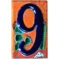 thumbnail image 1 of Desert Talavera Ceramic House Number Nine, 1 of 2
