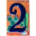 thumbnail image 1 of Desert Talavera Ceramic House Number Two, 1 of 2