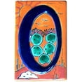 thumbnail image 1 of Desert Talavera Ceramic House Number Zero, 1 of 2