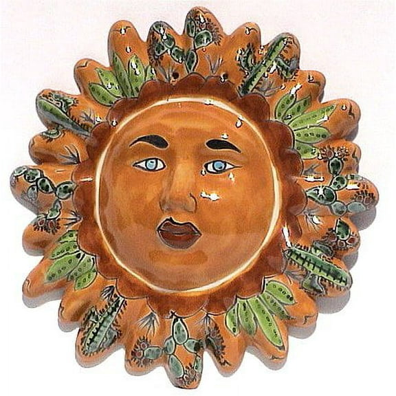 Desert Talavera Ceramic Sun Face
