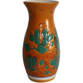 Desert Talavera Round Flower Vase