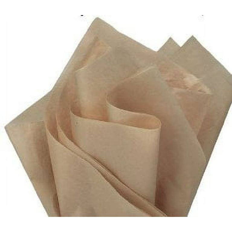 Desert Tan Tissue Paper 20 Inch X 30 Inch Sheets Premium Gift Wrap