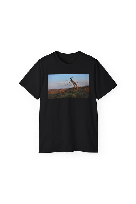 Desert Tree Blue Sky Mountains New Ultra Cotton T Shirt Tee S M L XL 2XL 3XL