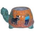 thumbnail image 1 of Desert Turtle Talavera Ceramic Planter, 1 of 3