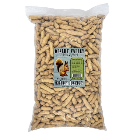 Desert Valley In Shell Peanuts - All Natural, Premium Wild Bird and Wildlife Food (5 Pounds)
