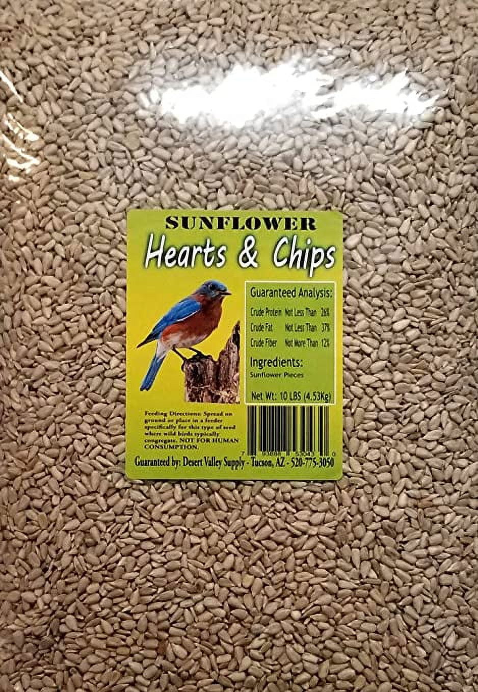 Desert Valley Premium Sunflower Seed Hearts and Chips Wild Bird Food