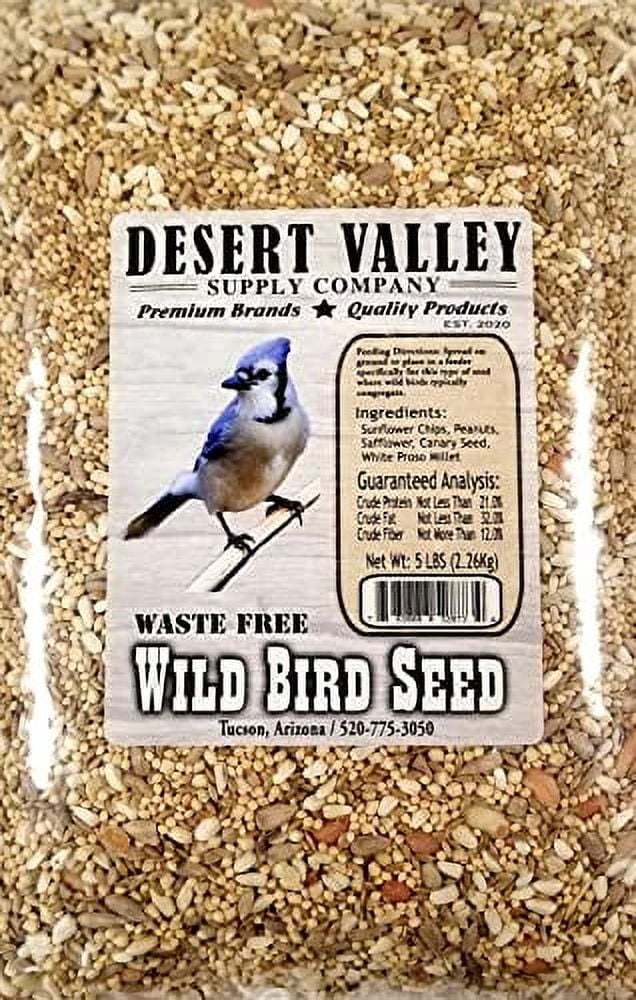Desert Valley Premium Waste Free Wild Bird Seed Jays, Doves