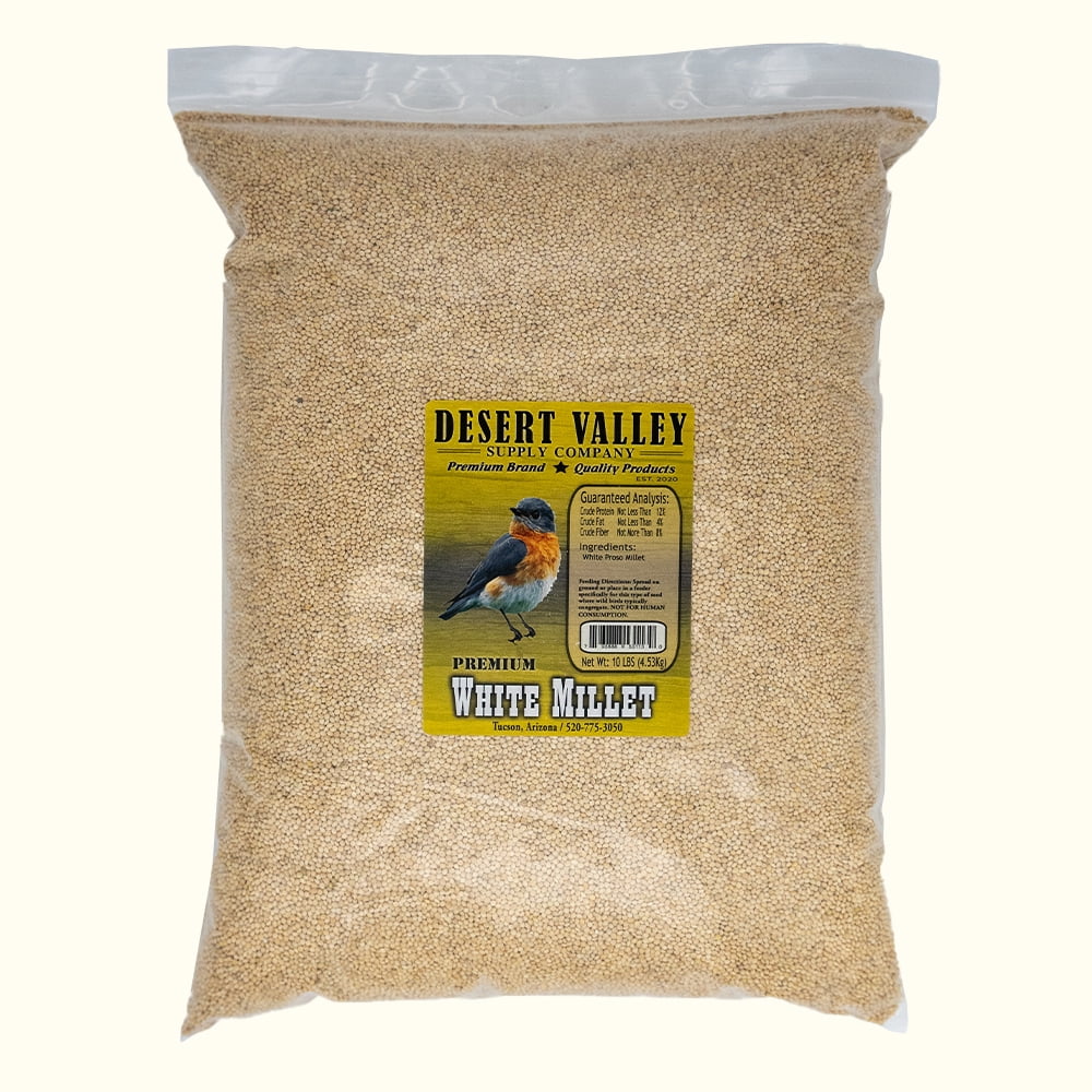 Desert Valley Natural Grains Feed Premium White Millet Proso Seeds