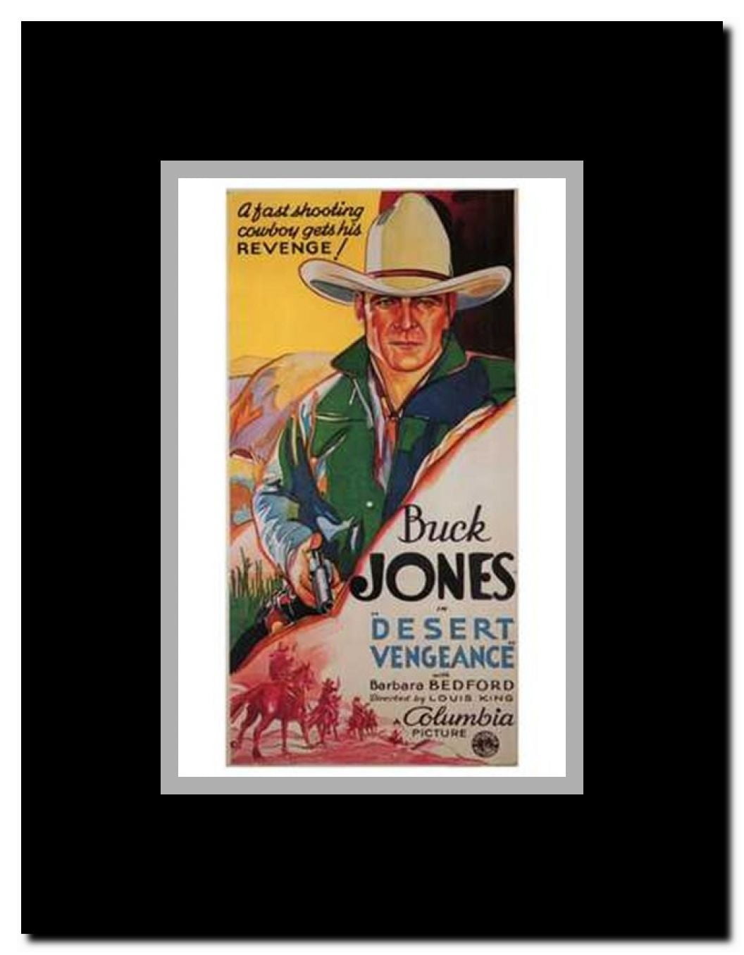 Desert Vengeance Framed Movie Poster