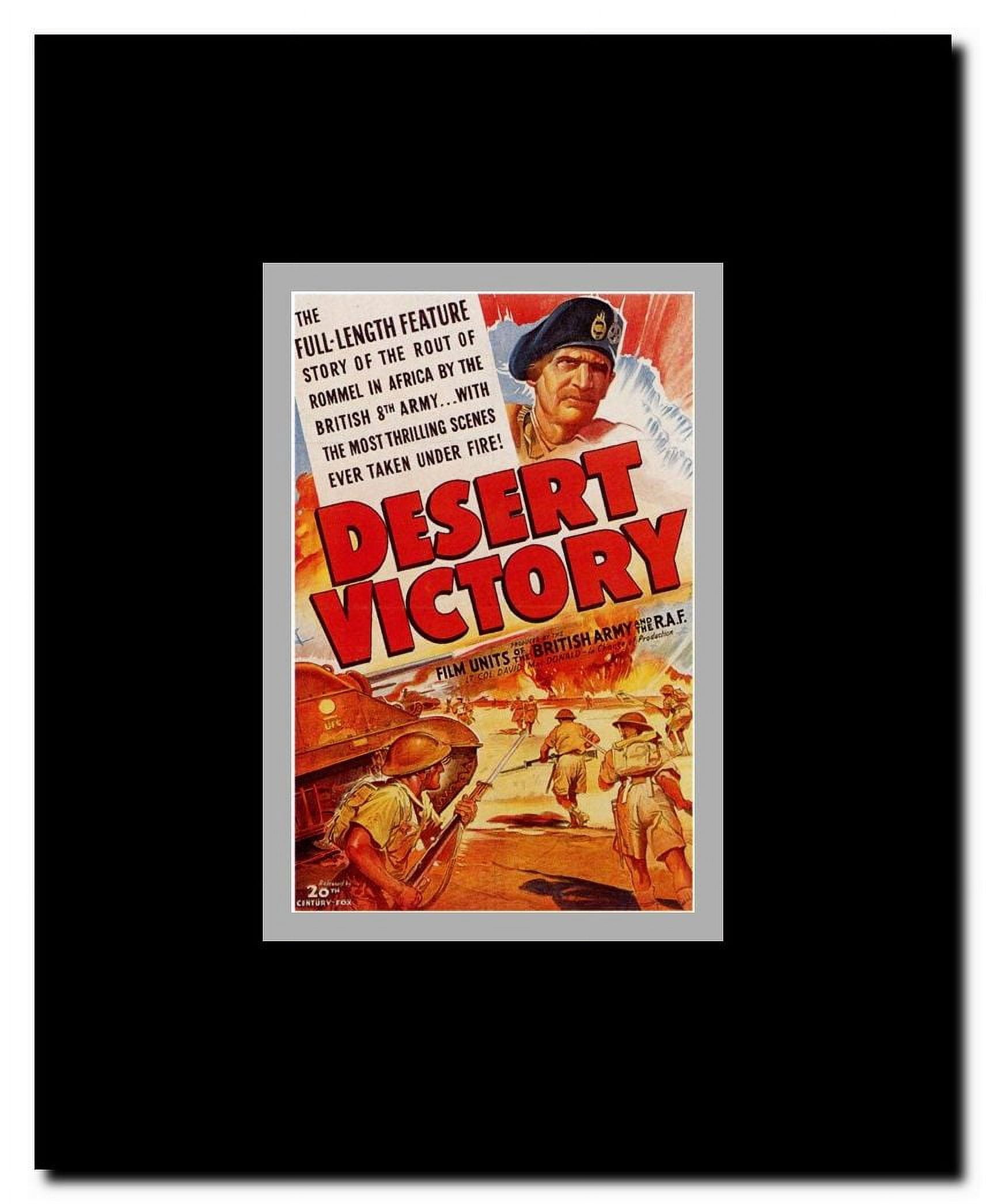 Desert Victory Framed Movie Poster