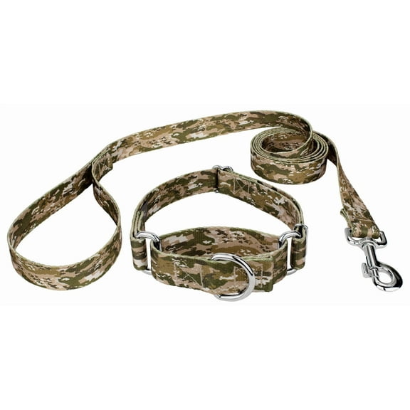 Country Brook Petz® Desert Viper Camo Martingale Dog Collar and Leash, Extra Large
