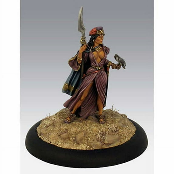 Desert Wing Female Warrior with Hawk Miniature Parkinson Masterworks Dark Sword Miniatures