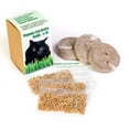 DesertUSA Cat Grass Refill MMF7 Kit, includes Seeds and Peat Soil