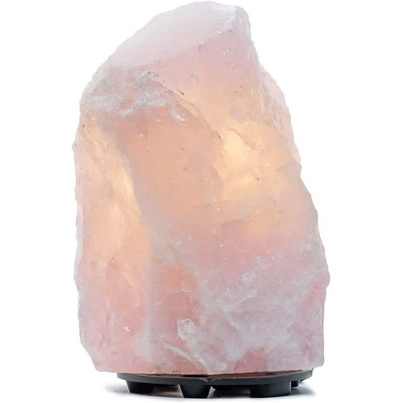 DesertUSA Rose Quartz Dimmable LED Lamp (Rose Quartz, Medium)