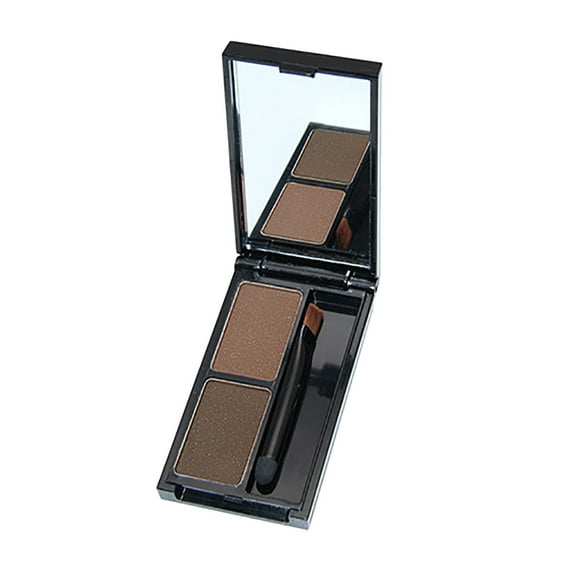 Desertasis Eyebrow Pencil Dark Brown Two-Color Eyebrow Powder,Waterproof, Sweat-Proof,Easy To Color,Natural A