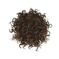 thumbnail image 1 of Desertasis elastic drawstring loose short curly bun wig High Temperature Silk Curly Hair Bag With Drawstring Fluffy And Messy Hair Bag Elastic Ponytail Rope For Curly Hair Brown, 1 of 8
