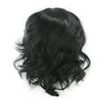 thumbnail image 1 of Desertasis human hair wig Women High Fiber Parting Hair Brazilian Temperature Wig Short Wavy Black Curly Wig, 1 of 5