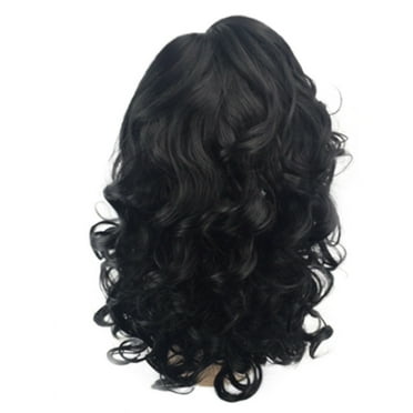 Yhaiogs Short Hair Wigs For Women Long Deep Wave Black Wig Synthetic 