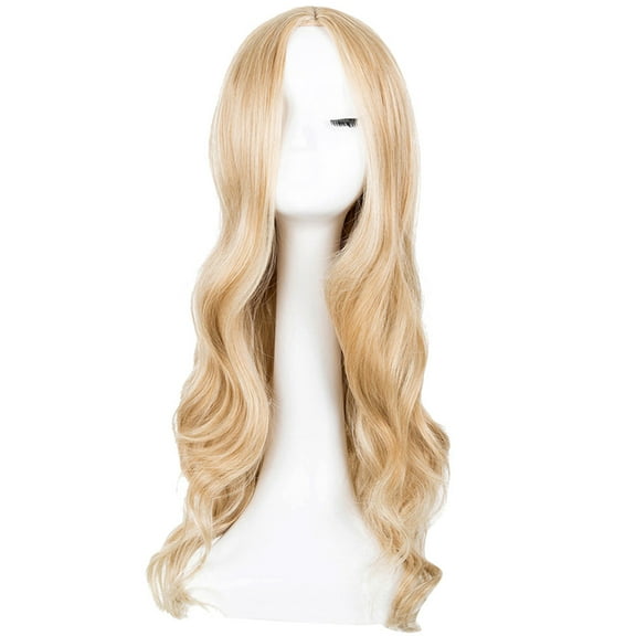 Desertasis wigs human hair glueless wigs human hair pre plucked pre cut wig for women Long Loose Wavy Syntheic Wig Front Wig Curly Full Natural Hair Wigs Women Gold One Size