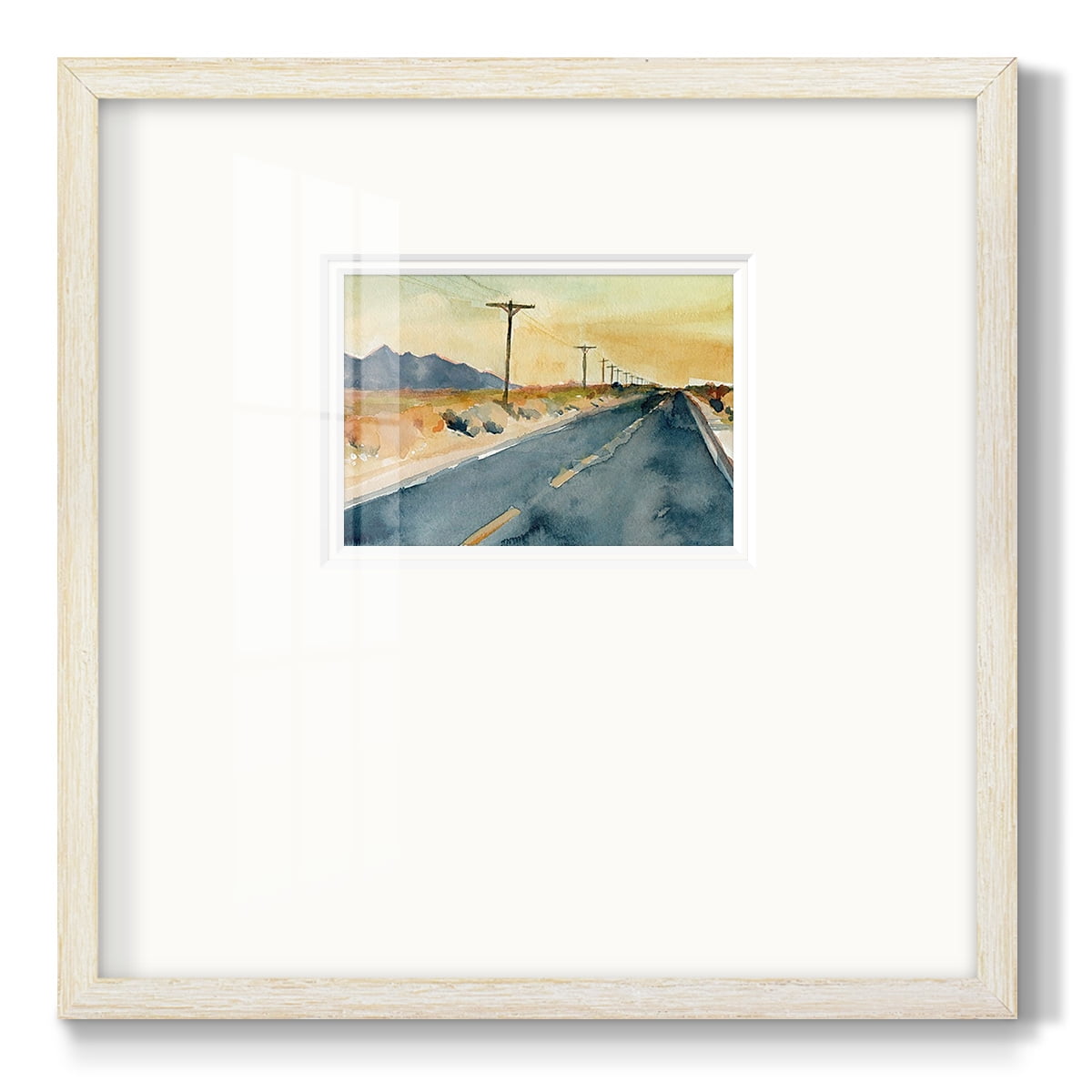 Deserted Highway IIPremium Framed Print