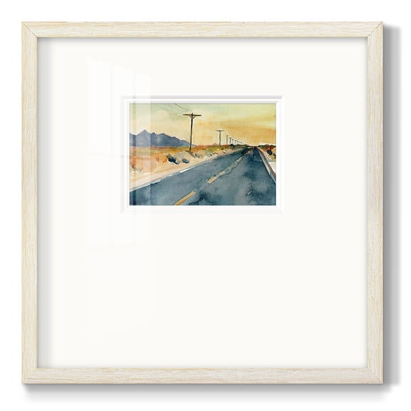 Deserted Highway IIPremium Framed Print