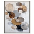 thumbnail image 1 of Deserted Ovals II Canvas Print Boho Art by Art Remedy, Silver Frame, 20 x 24, 1 of 6