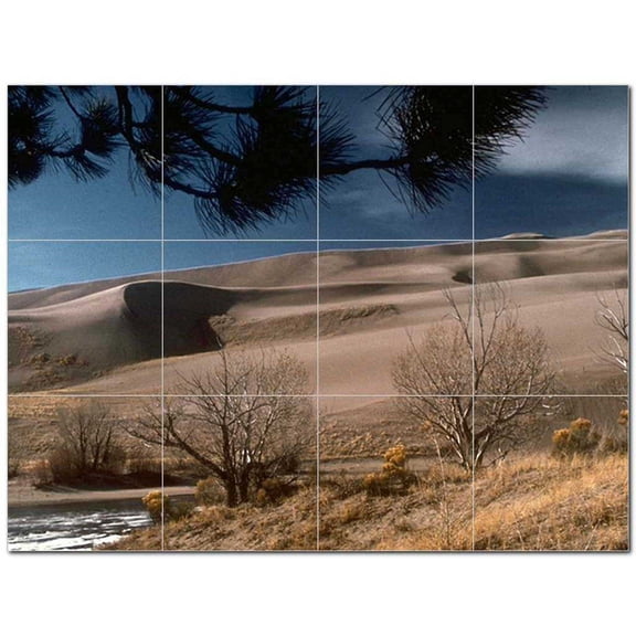 Deserts Npsh Ceramic Tile Mural Kitchen Backsplash Bathroom Shower 404675-M43