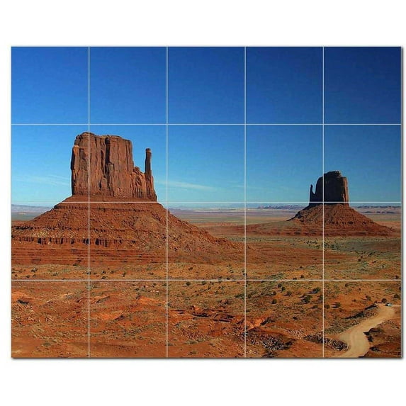 Deserts Pdphotoh Ceramic Tile Mural Kitchen Backsplash Bathroom Shower, 404693-L