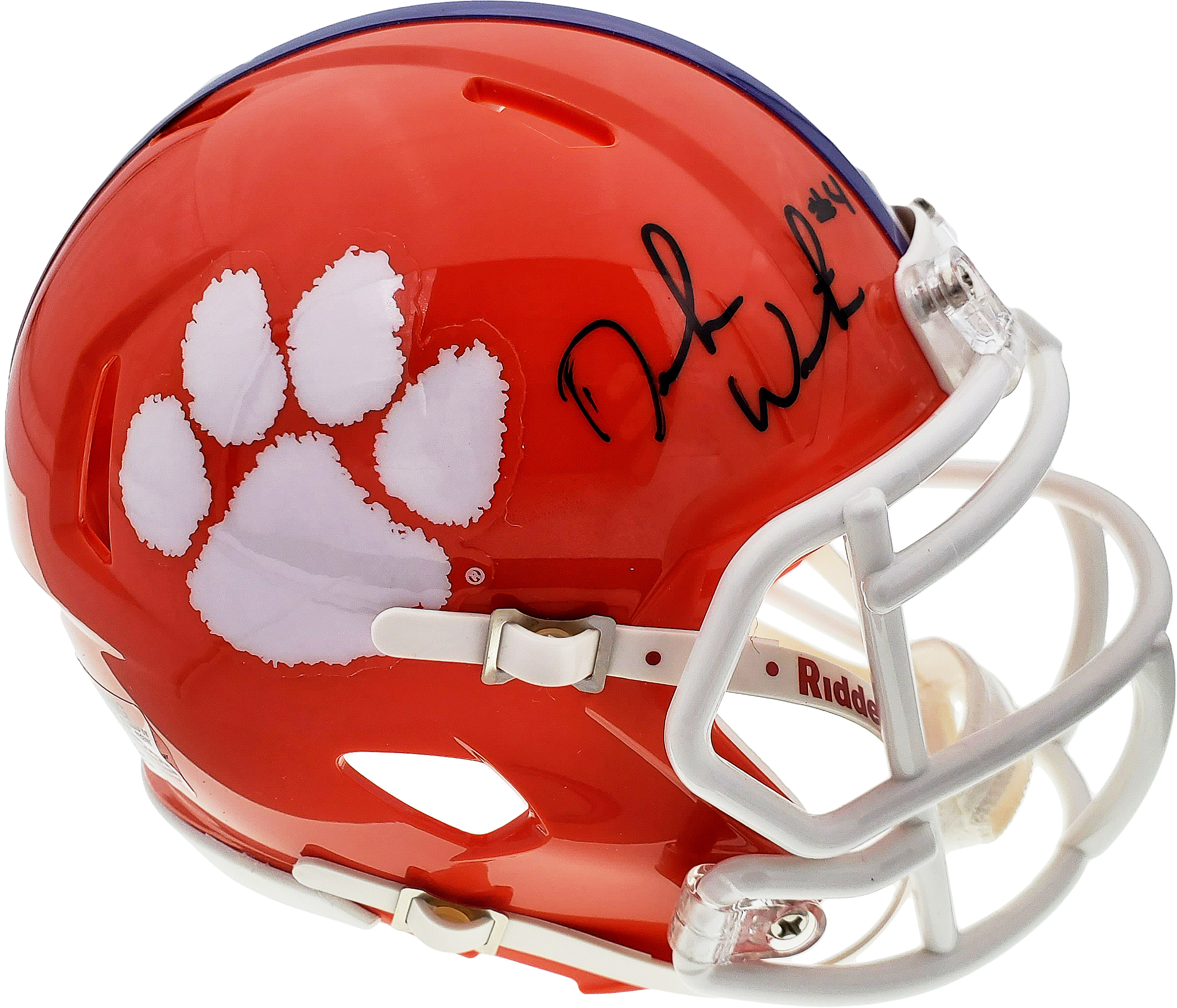 clemson football helmet kids Tee Higgins Authentic Signed Speed Mini BAS Witnessed this collectible Mid Clemson Tigers Snack Helmet