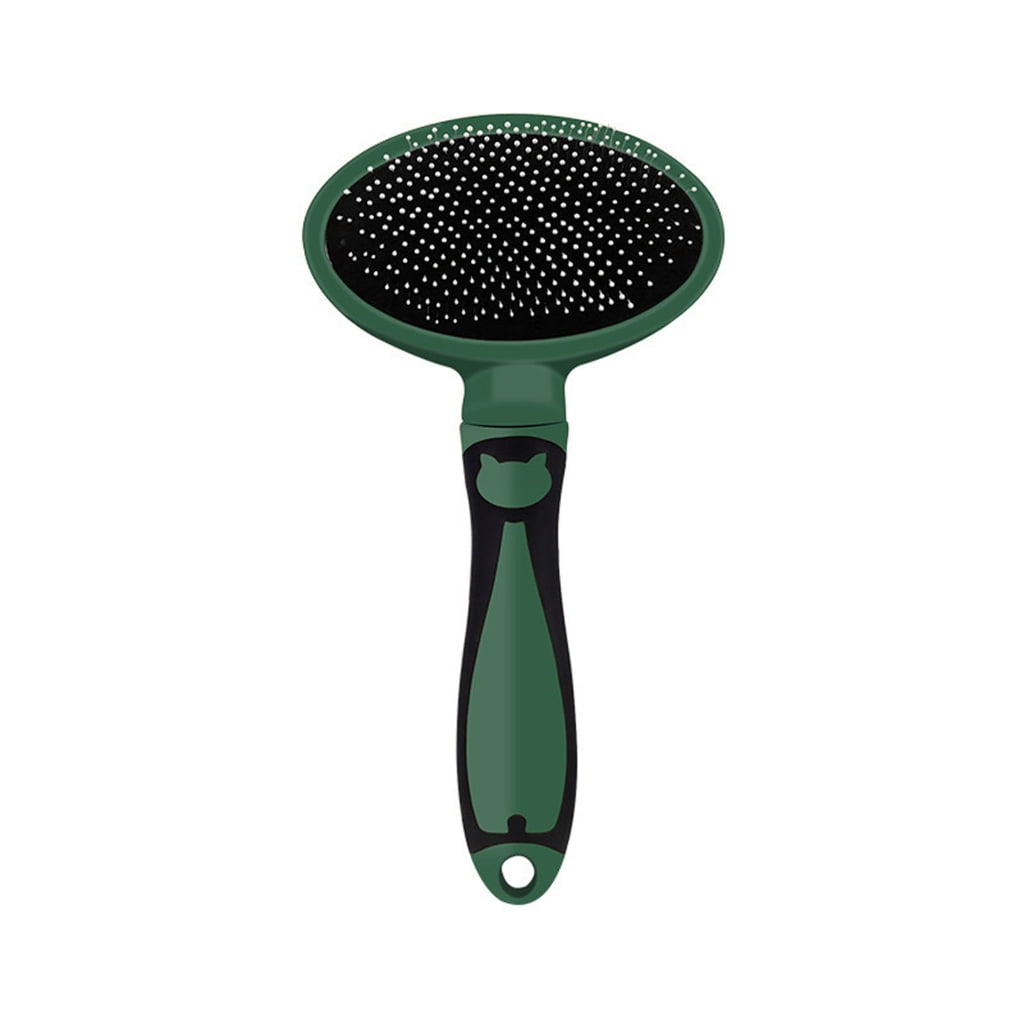 Image showcasing Deshedding Brush for Dogs and Cats Pet Grooming Tool Comfort Handle ...
