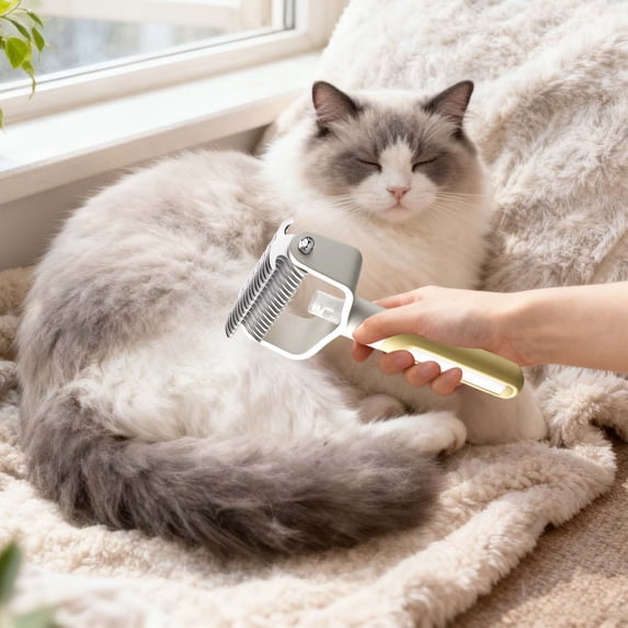 Curated visual reference: Fresh Look at Deshedding Spray And Grooming Tool For Dogs And Cats Reduces