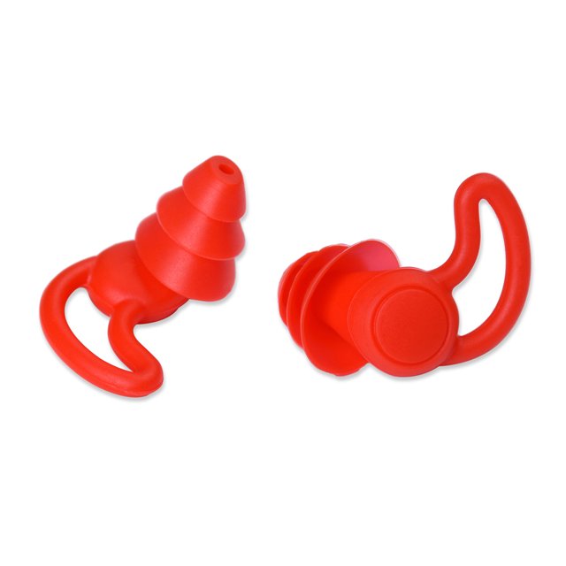 Desheus 1 Pair Noise Reduction Earplugs SharkFin Antislip Design