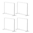 Desheus 4/6/8Pcs Closet Shelf Dividers Smooth Surface Rounded Edges