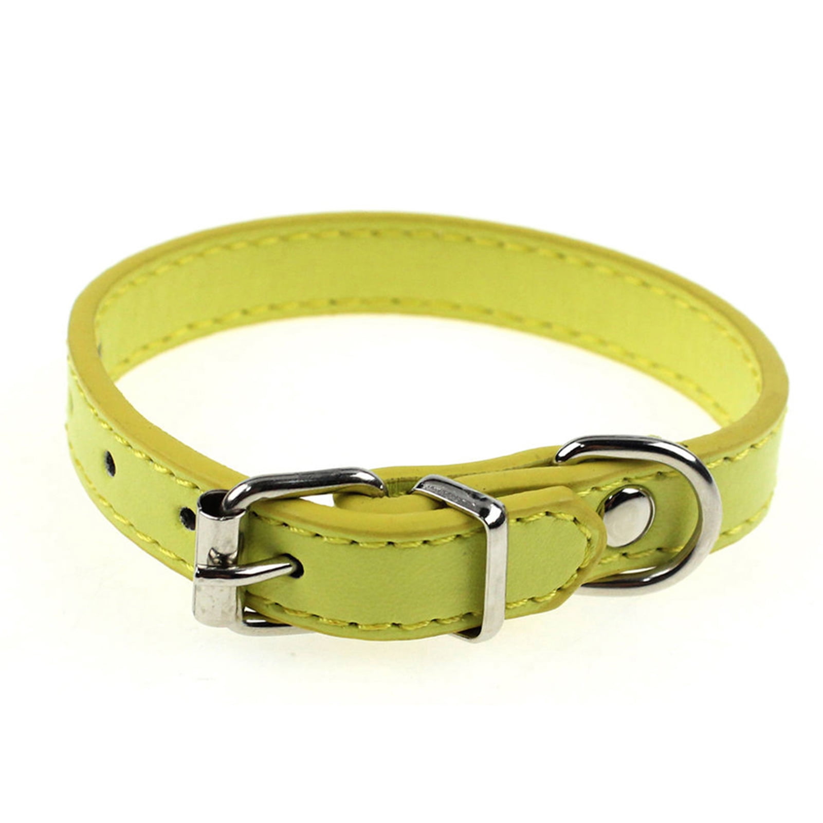 Desheus Cat Collar Adjustable Pet Supplies Faux Leather Puppy Cat
