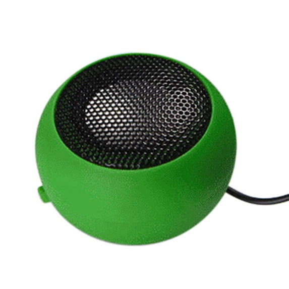 Desheus Mini Portable Speaker Multifunction Super Bass Plug-in Mobile Phone Speaker Line-in Speaker with Clear Bass 3.5mm Audio Interface Mini Portable Hamburger Speaker(Green)
