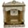 Desi Bazar Meenakari Wooden Pooja Mandir for Home Daily Puja/Aarti/Altar Temple Golden - 25 Inches No Doors