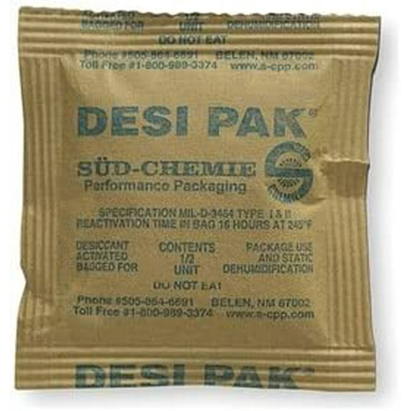Desi Pak Desiccant Kraft Packets 550 Count 0.42 cu ft