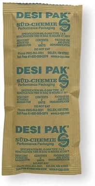Desiccant, Kraft Packet, 1.67 cu ft (PK150) - 150 desiccant Kraft packets, 1.67 cubic feet